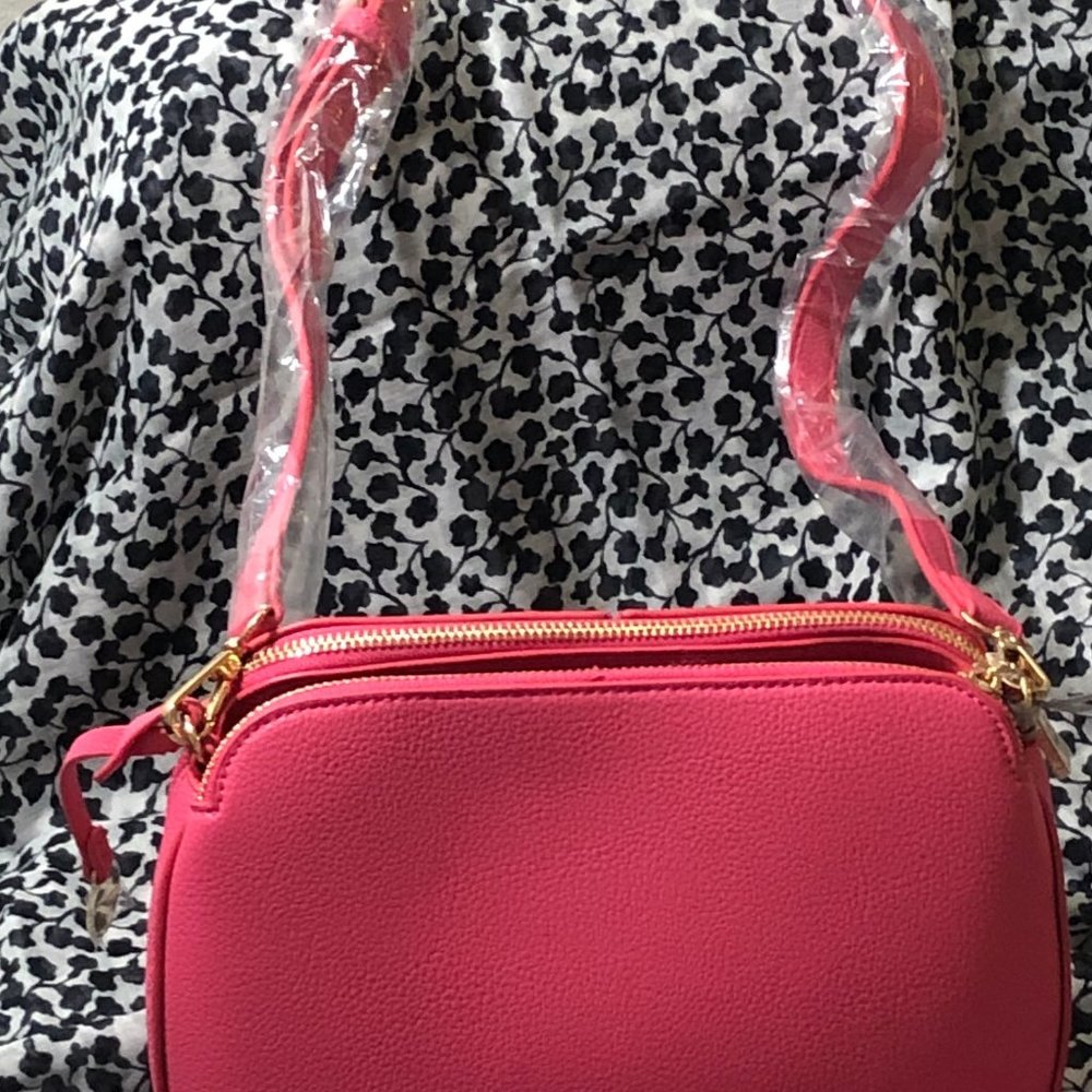 Laura Ashley Hot Pink Cross Body Handbag - Picture 10 of 16